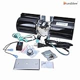 Durablow GFK-160 Fireplace Stove Blower Complete Kit for Lennox, Superior, Heat N Glo, Hearth and Home, Quadra Fire, Regency, Royal, Jakel, Nordica, Rotom (Blower Kit (1))