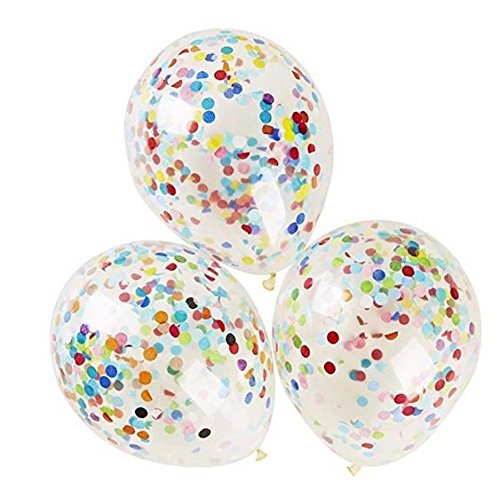 VNDEFUL 1 inch Multicolor Circle Paper Confetti for Wedding, Easter and Birthday Party Decorations, 1000 Pieces