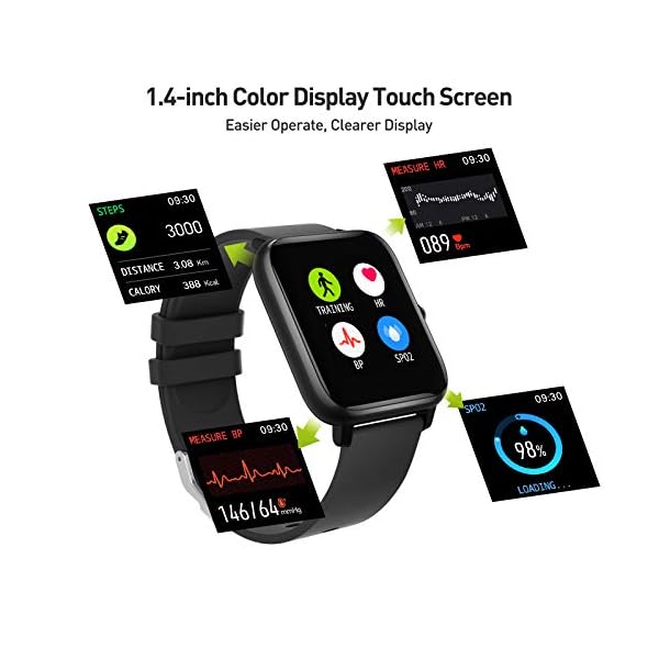 Smart-Watch-14-Touch-Screen-SmartwatchFitness-Tracker-with-Heart-Rate-Monitor-Sleep-Monitor-Bluetooth-Camera-Music-Control-Smart-Watch-for-Men-Women Smart Watch, 1.4" Touch Screen Smartwatch,Fitness Tracker with Heart Rate Monitor, Sleep Monitor, Bluetooth Camera Music Control Smart Watch for Men Women