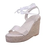 Gibobby Espadrilles for Women Wedge,Womens Open Toe
