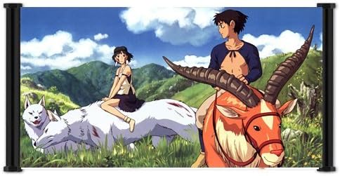 Amazon Com Princess Mononoke Anime Fabric Wall Scroll Poster 30 Amazon Com Princess Mononoke Anime Fabric Wall Scroll Poster 30