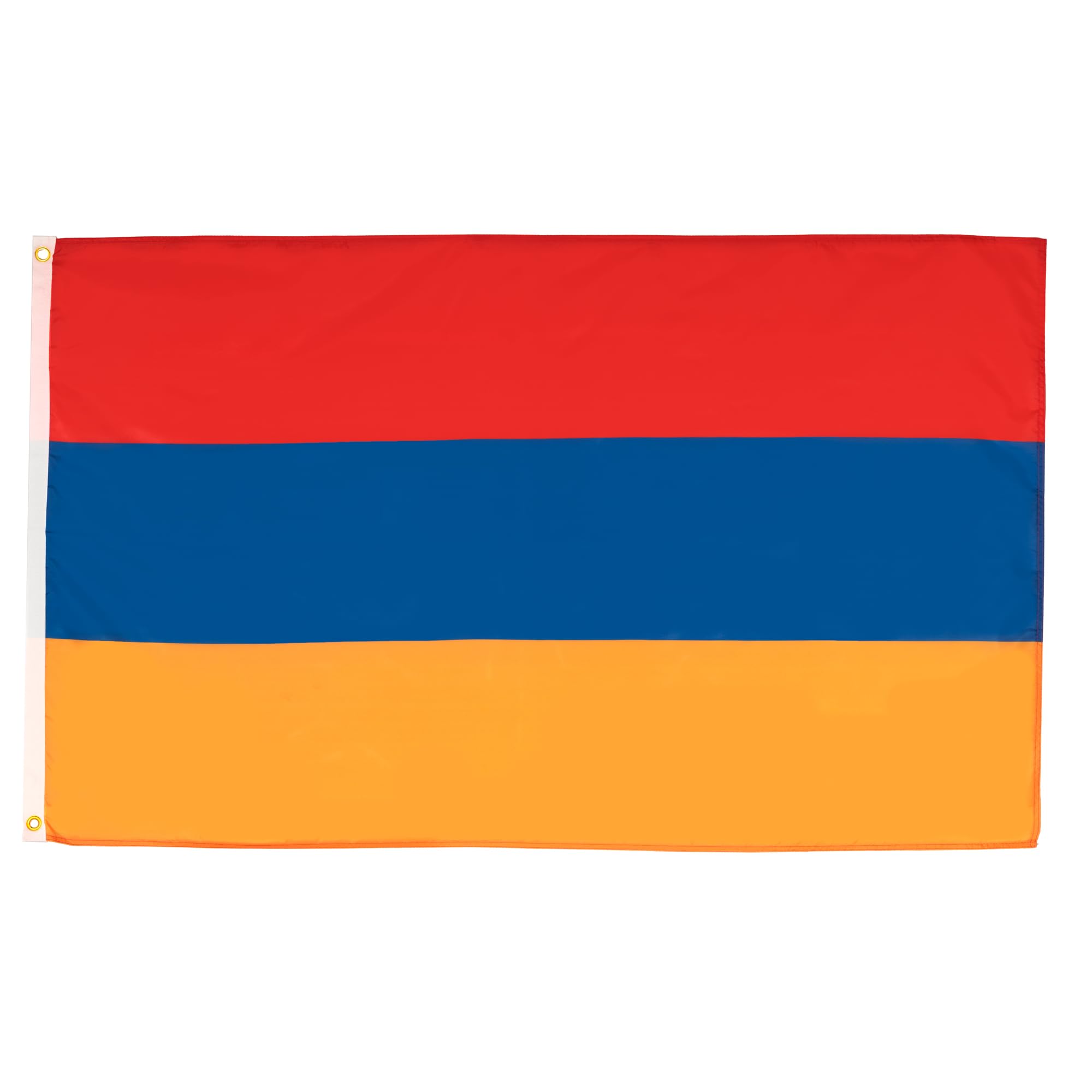 AZ FLAG - Armenia Flag - 3x5 Ft - Light Polyester Armenian Banner with Two Brass Eyelets - Fade Resistant - Vivid Colors - 3' x 5' Feet - 150x90 Cm — image 1