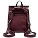 SiMYEER Women's Pu Leather Backpack Purse Ladies Casual Shoulder Bag School Bag for Ladies