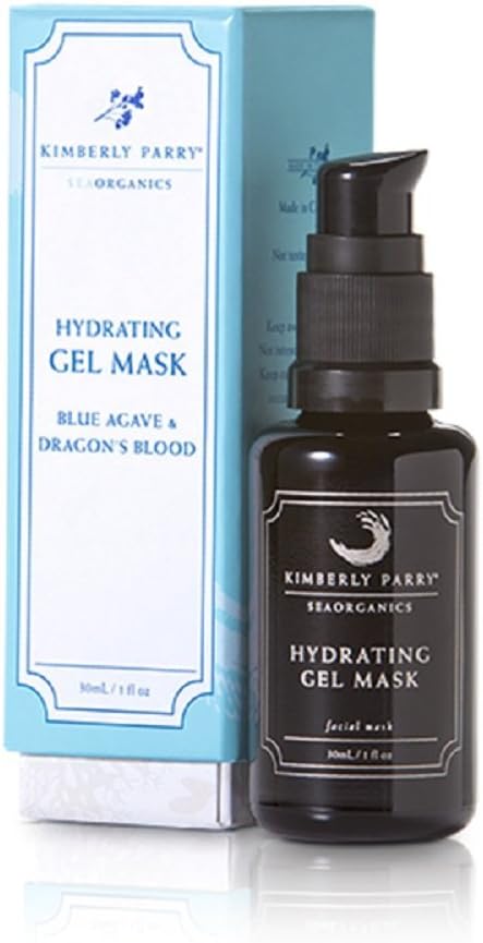 Kimberly Parry Organics Hydrating Gel Mask, Blue Agave & Dragon's Blood, 1 oz