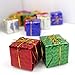 Fonxian Foil Gift Boxes - Assorted Colors - Miniature 2 Inches - 24pcs Christmas Decoration Ornaments