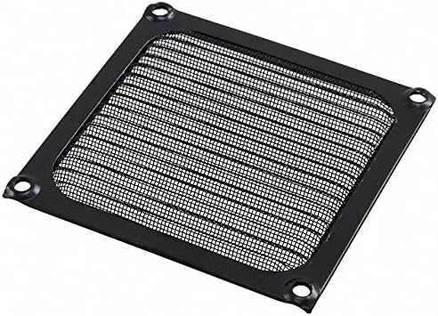 QualtekElectronics Corp. 06362-B Filter; 06 Series; 3-5/8 in. Fan; Aluminum; Black; 3.62 in. H x 0.175 in. W