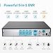 ANNKE 16CH 4K Home Security Camera System with 24/7 All-Day Recording, 4K NVR with 4 X 8MP Outdoor Cameras and 2TB HDD, Two-Way Talk, Dual-Band WiFi, IP66 Weatherproof, Alexa
