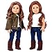 Siege Jacket - 4 Piece Outfit - Jacket, Tank Top, Jeans and Boots - Clothes Fits 18 Inch Doll - (Doll Not Included)