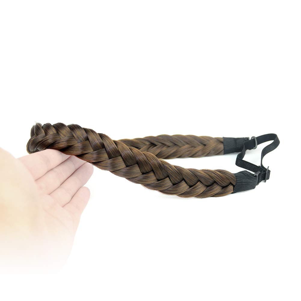 Diguan Strands Synthetic Hair Braided Headband Classic Chunky