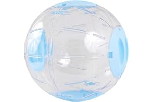 QIANSAIL 6.3" Hamster Running Ball, Transparent Hamster Wheel, Small Animals Jogging Exercise Ball,Fitness Wheels, Suitable for Hamsters Mice Rats Gerbils (Blue)