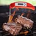 Ultra Fast Digital Instant Read Meat Thermometer | Folding, Stainless Steel Probe for Grilling & Oven from BBQ Sniper