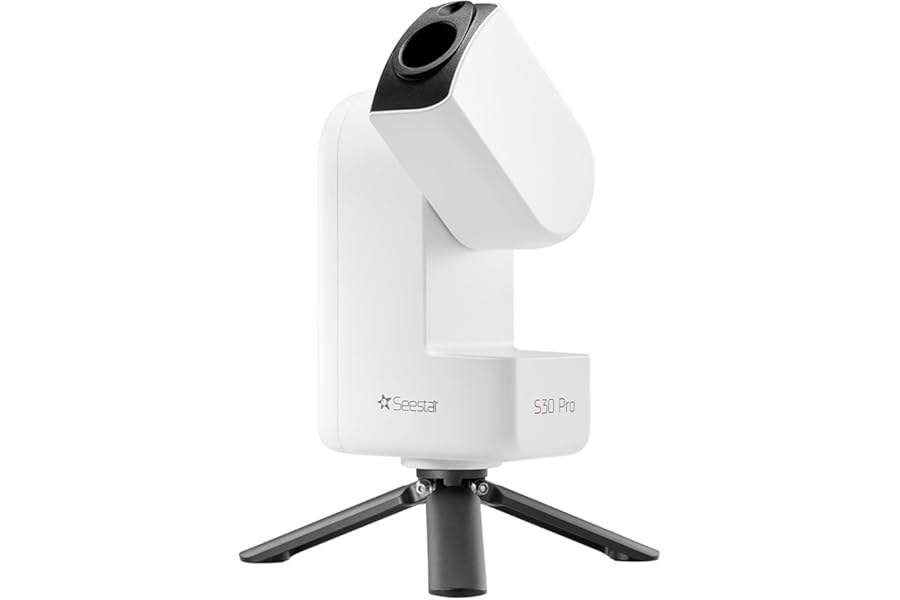 ZWO Seestar S30 Pro Smart Telescope, 4K Dual Camera Astrophotography Telescope with Auto Tracking & GoTo, App-Controlled, One