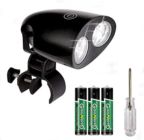 Preti Barbecue Grill Light, Battery Operated Handle-Mounted 10 LEDs Touch Sensitive Switch 360°Adjustable for Outdoor Cooking 3 Leves BBQ Lights