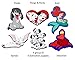 Pack of 6 - Vintage Disney Vinyl Rubber Magnets For Refrigerators, School Lockers, Filing Cabinets, or Anywhere Else You Want To Stick Them, Assorted Characters.