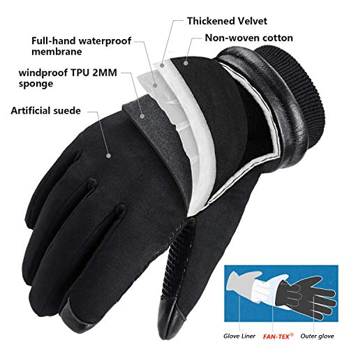 2 OZERO+Waterproof+Fingers+Insulated+Thermal