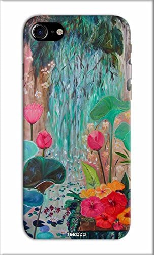 Tecozo Designer Printed Back Cover/Hard Case for iPhone 8 (Water Fall Design/Nature) - Multicolor