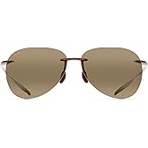 Maui Jim Polarized Men's and Women's Sugar Beach Rimless Sunglasses
