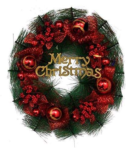 Wanna Party Merry Christmas Wreath and Golden (Red)