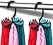 Utopia Home Revolving Tie Belt Hanger Holder/Organizer - Tie Rack - Adjustable Pack of 2 Hanger - Hooks Ties & Scarves for an Organized Closet