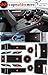 CupHolderHero fits Honda Civic Accessories 2013-2022 Premium Custom Interior Non Slip Anti Dust Cup Holder Inserts, Center Console Liner Mats, Door Pocket Liners 21 Pcs Set (White Trim)