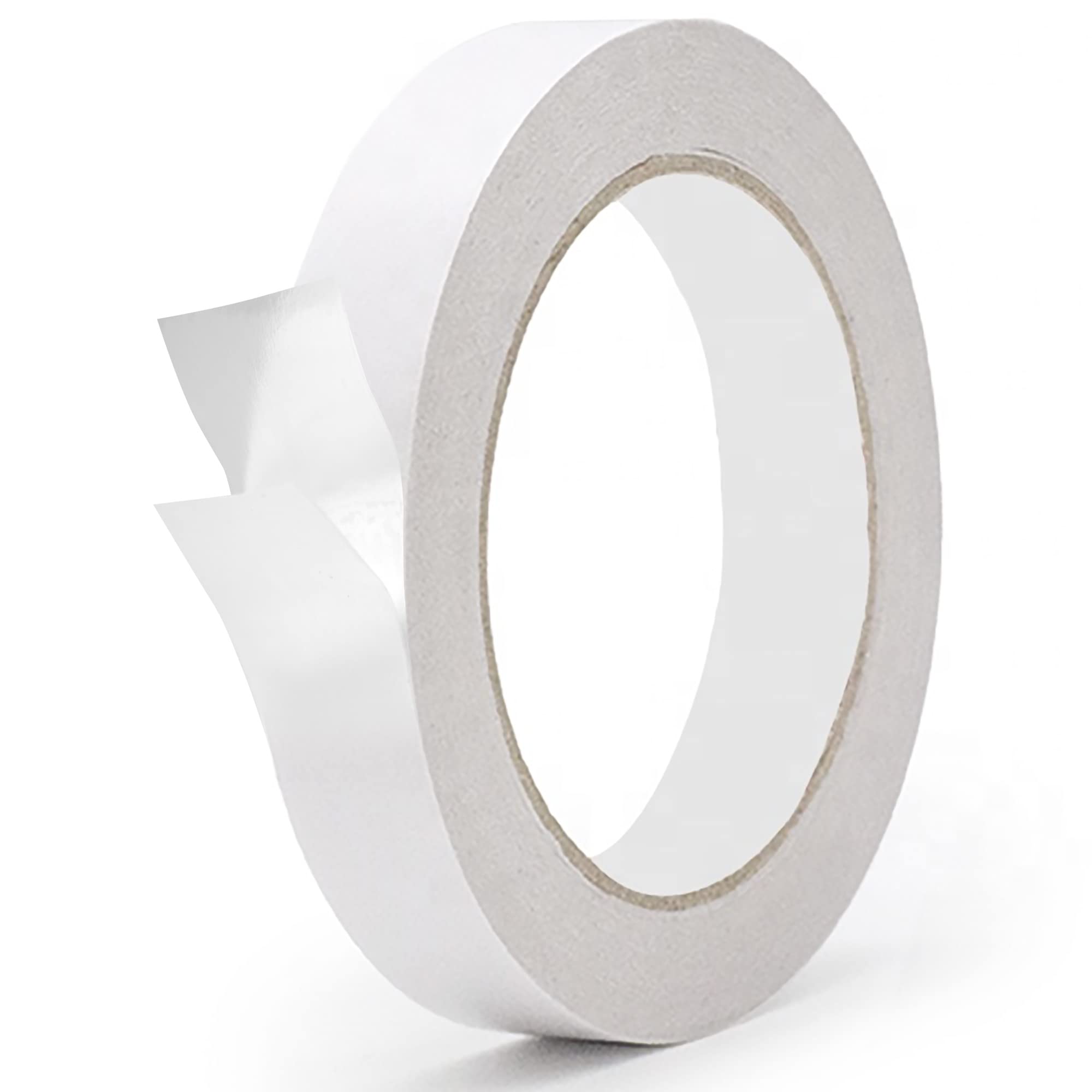 Maxter Strong Double Sided Tape Heavy Duty, Transparent Adhesive Tape for DIY, Crafts, and Scrapbooking 18 mm x 20 m