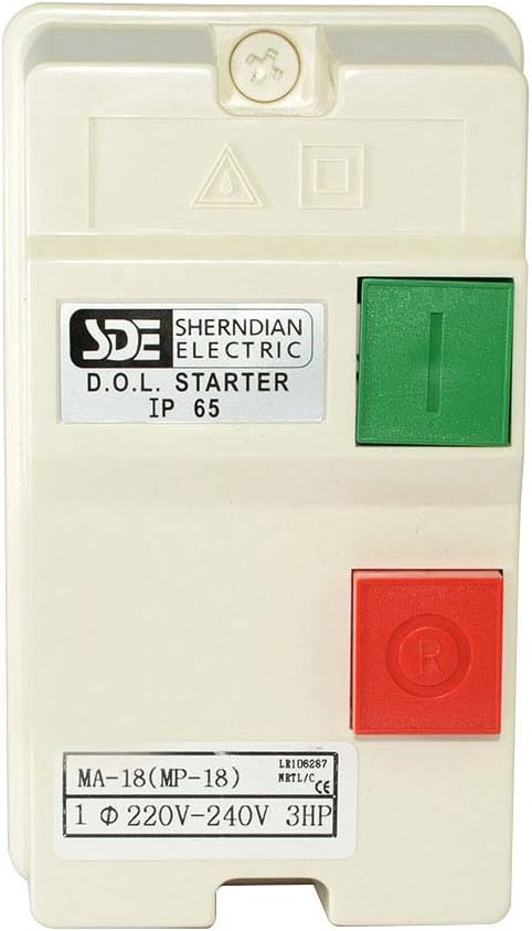Big Horn 18823 1-Phase, 220-240-Volt, 3-HP, 18-26-Amp Magnetic Switch - CSA Approved - Wall Light Switches - 