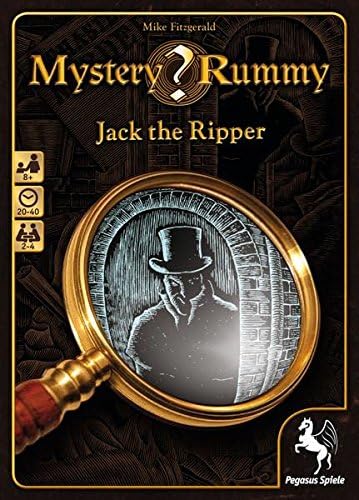 Pegasus Games 18230G -Mystery Rummy - Jack The Ripper, Card Game
