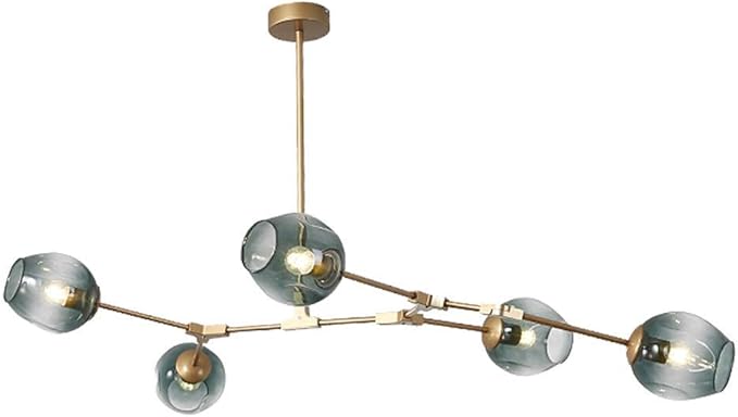 GYPPG Sputnik E27 Candelabro Lámpara Colgante de Gota Moderna Ajustable