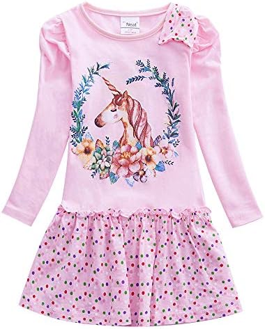 Unicorn Fairy Collention -My Little Pony Dress Colorful Striped Cartoon Girls Dress