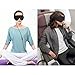AGPTEK Sleep Headphones Eye Mask Ultra Soft with Built-in Audio Speaker, Adjustable Sleepphones Perfect for Insomnia Treatment, Bedtime, Travel and Meditation, Black