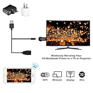 Kreema MiraScreen E5S WiFi Display Dongle Receiver HDMI TV Miracast DLNA Airplay Mirroring Media Streaming per iOS… - immagine 5