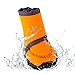 HaveGet Waterproof Dog Shoes Fluorescent Orange Dog Boots Adjustable Straps and Rugged Anti-Slip Sole Paw Protectors for All Weather Comfortable Easy to Wear Suitable for Large Dog (XS)