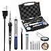 TACKLIFE SKY47AC 11-in-1 ESD Protecting Soldering Iron Kit 60W Adjustable Temperature Welding Soldering Iron, with 5pcs Different Soldering Tips, Solder Sucker, Soldering Wire,Cleaning Sponge Stand