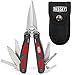 Bessey DMT Multi Function Tool with Shear, Cutting Blade, Saw Blade & 3 Screw Driver Blades, Red/Black