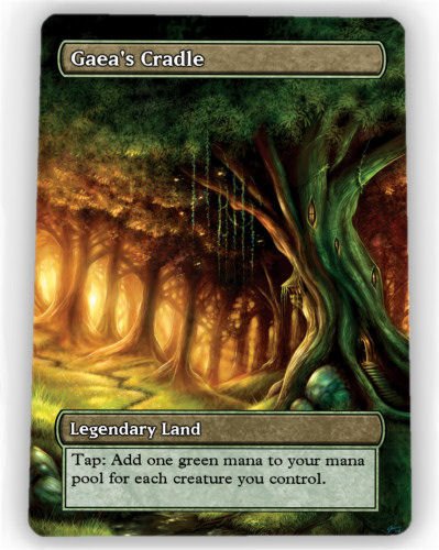 4X Gaea's Cradle X4 - Full Art Borderless