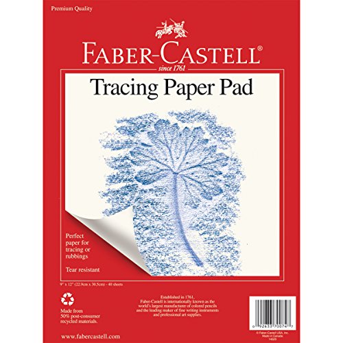 Faber-castell tracing paper pad 9" x 12"
