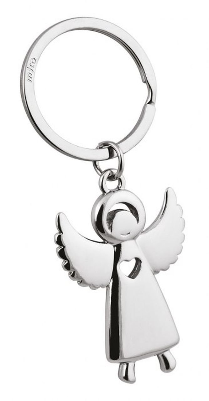 Ten Angel keychain with heart hole cod.EL7913 cm 9x3,5x0,5h by Varotto & Co.