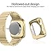 Apple Watch Series 2 Case 38mm, Alritz Plated TPU Protector Slim Anti-scratch Bumper Cover for iWatch Series 2 Series 1, Gold