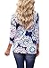 Dokotoo Womens Casual Boho Long Sleeve Fall Floral Print Maternity Ladies Tops Blouse For Work T Shirt