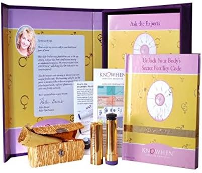 KNOWHEN 98% Accurate, Re-usable Fertility Ovulation Monitor Deluxe Set -- Includes Book and Fertility App
