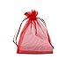 Halulu 100pcs Organza Jewelry Pouch Bags Display Drawstring Wedding Party Festival Gift Candy Bags (4