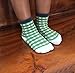 Deluxe Anti Non No Skid Slip Slippery Crew Socks With Grips For Baby Toddler Kids Boys (1-3 Years, 12 pair/assorted)