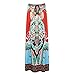 Franterd Women Beach Skirt Casual Traditional African Print Length Maxi Skirts