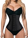 LAZAWG Women Sports Workout Waist Trainer Body Shaper Tummy Control Corset