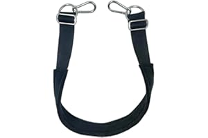 LOOEEL Pilates Equipment Hook and Tie Straps,Equipoise Body Cotton Straps,Suitable for Pilates Core Bed Accessories,Balance Training -Thickened Material 27.6 in.