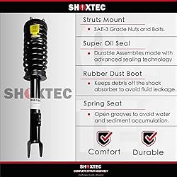 Shoxtec Full Set Complete Struts Replacement for