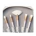 Elephant Xu10Pcs Unicorn Design Handle Shape Makeup Brushes Tools Set White Hair Synthetic Foundation Brush Eyeshadow Blusher with Diamond Bag