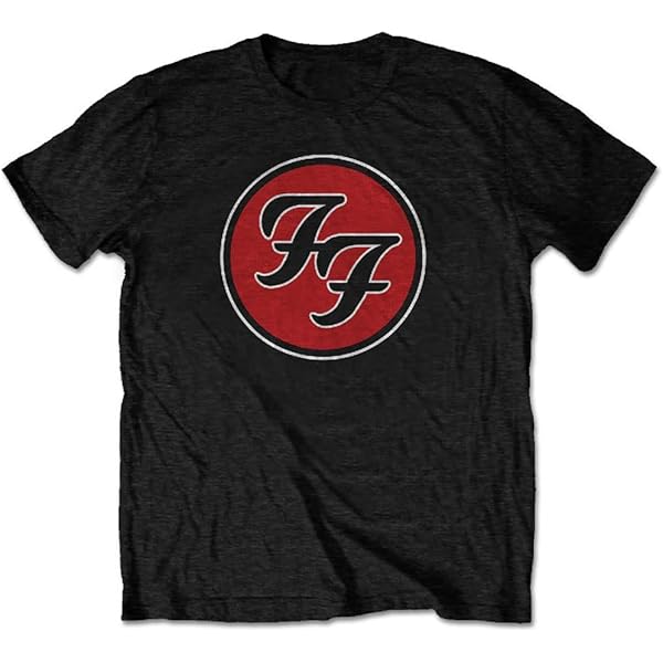 Amazon.com: Foo Fighters Men's FF Logo Slim Fit T-Shirt Small