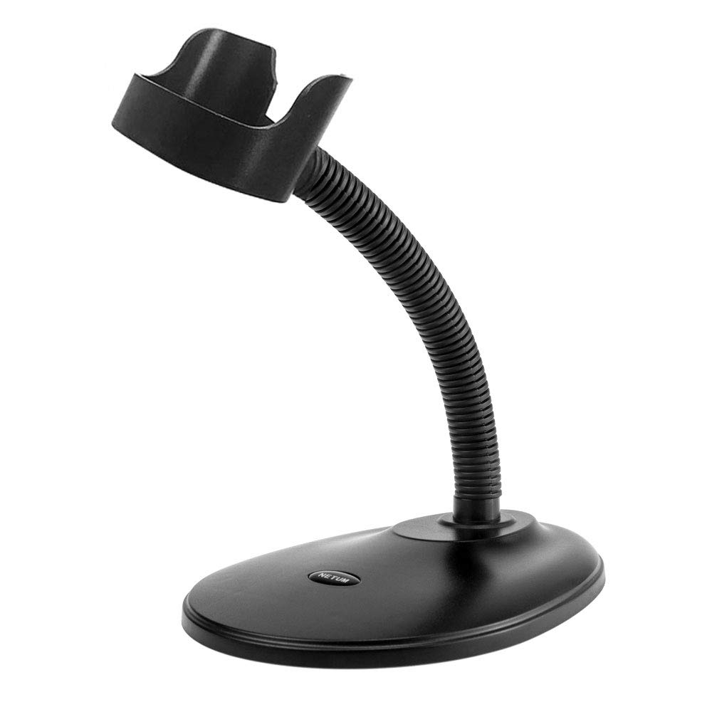 NETUM Barcode Scanner Stand, Adjustable Hands Free Barcode Scanning Bar-code Reader Cradle, Scan Gun Label Reader Holder for Netum NS Scanner Stand