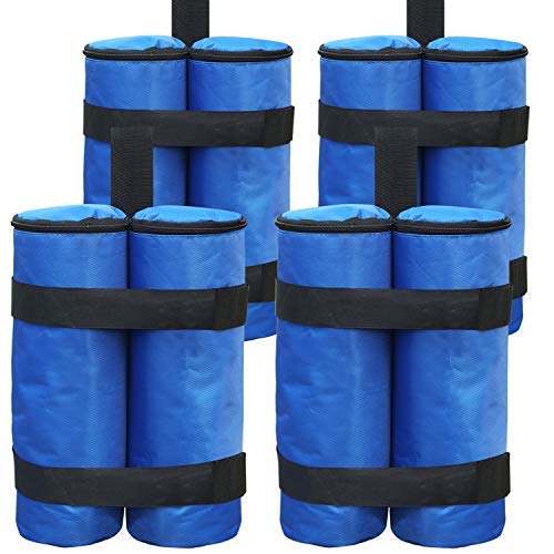 ABCCANOPY 4er Set Standfuß für Pavillon,Sandsack,Blau